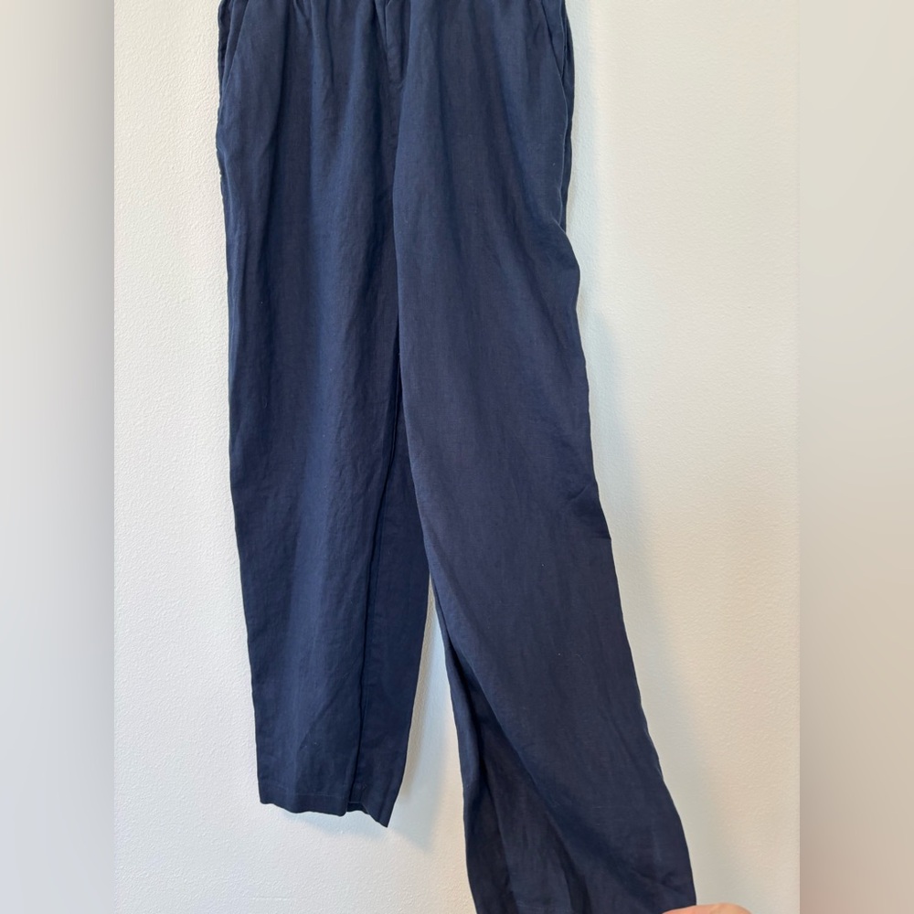 Quince Linen Navy Pants